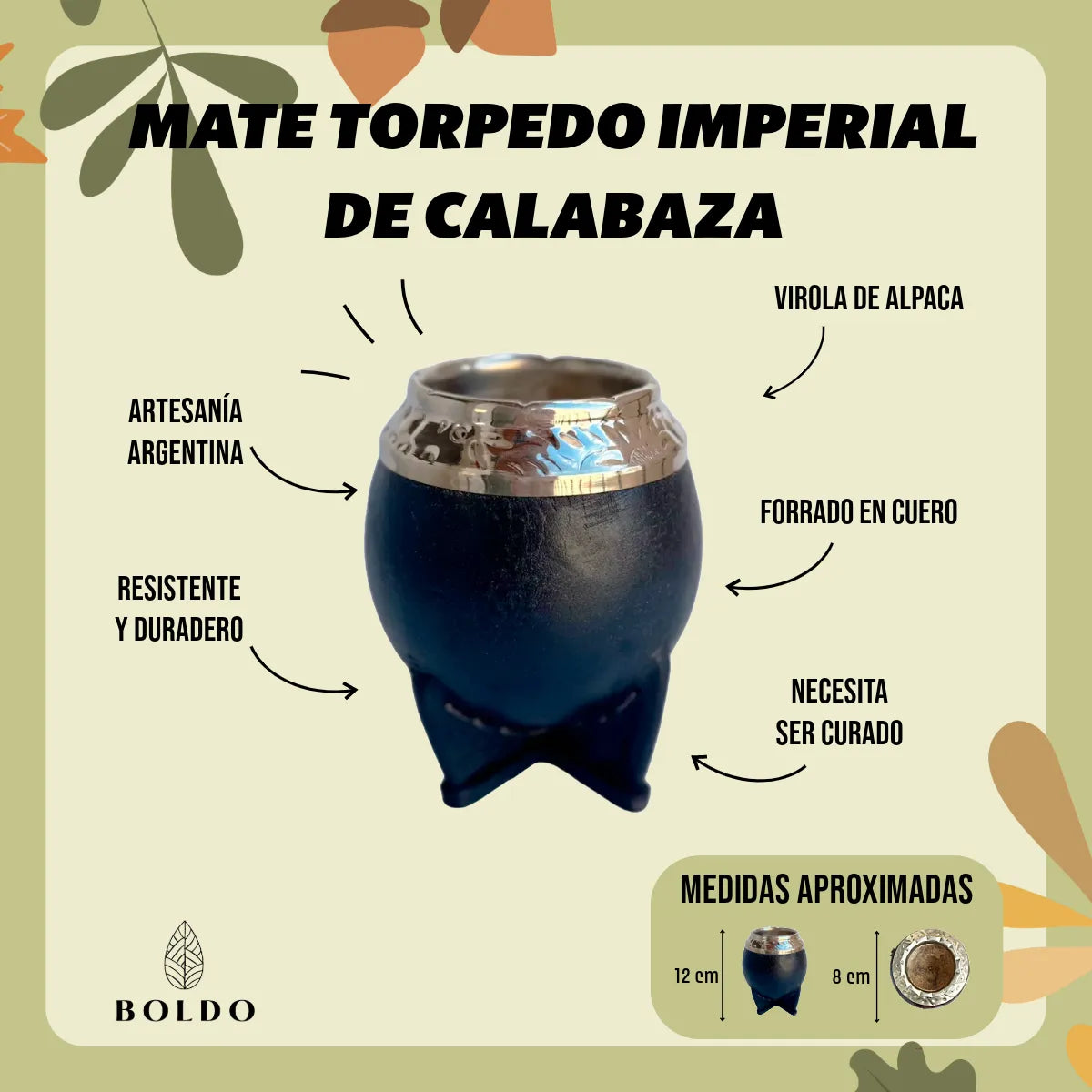 Infografía torpedo imperial de calabaza