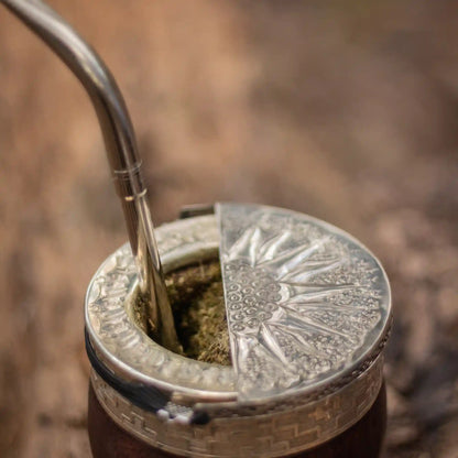 Matepa en un mate imperial de calabaza