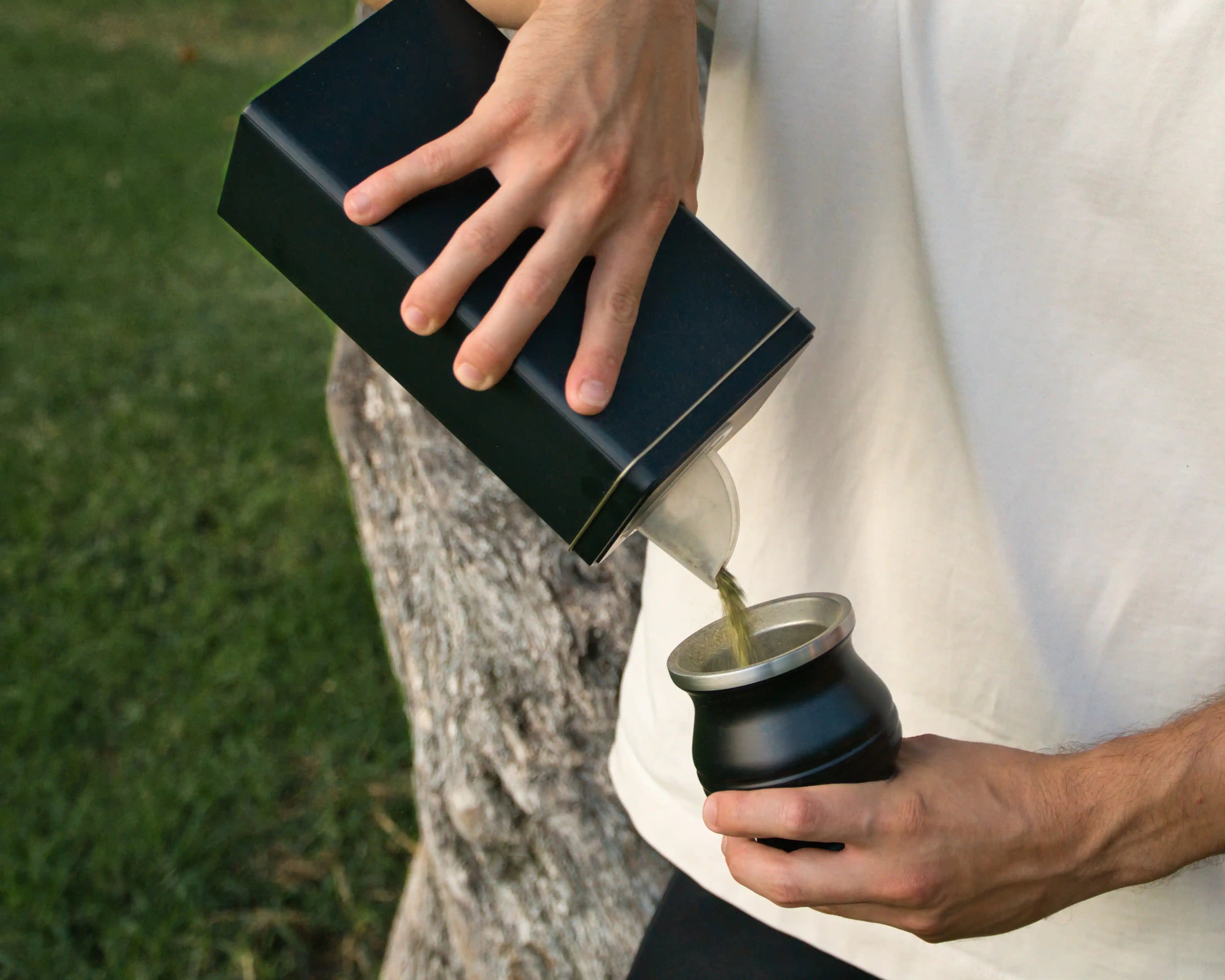 Yerbera de Acero Inoxidable