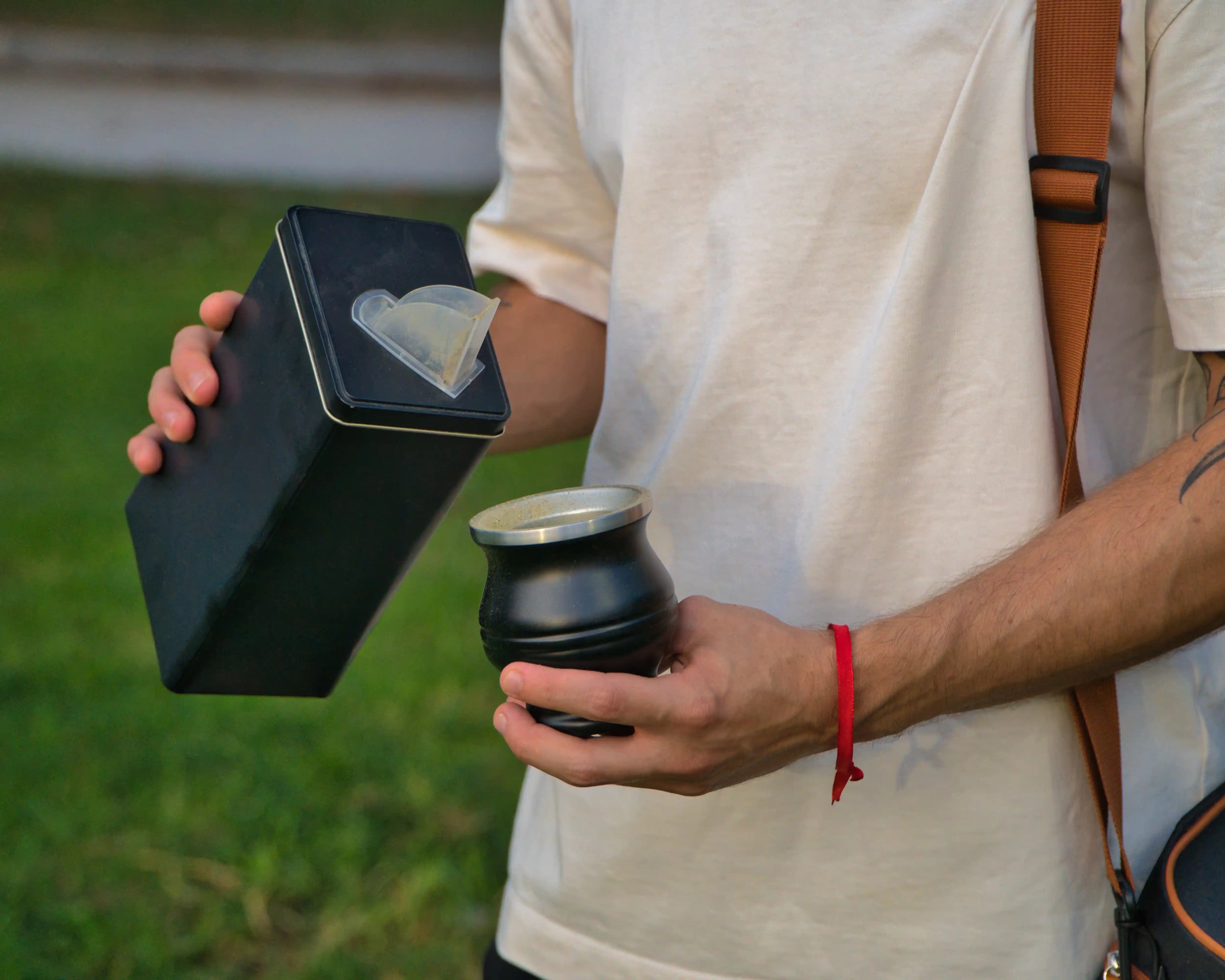 Yerbera de Acero Inoxidable