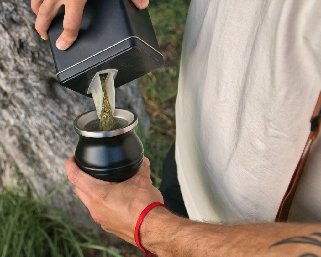 Yerbera de Acero Inoxidable